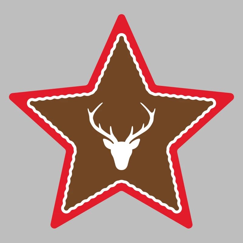Star with deer head