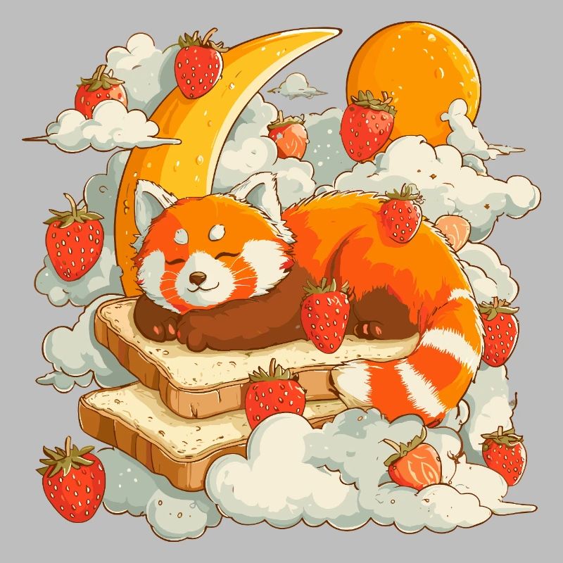 Moon Breakfast Fox
