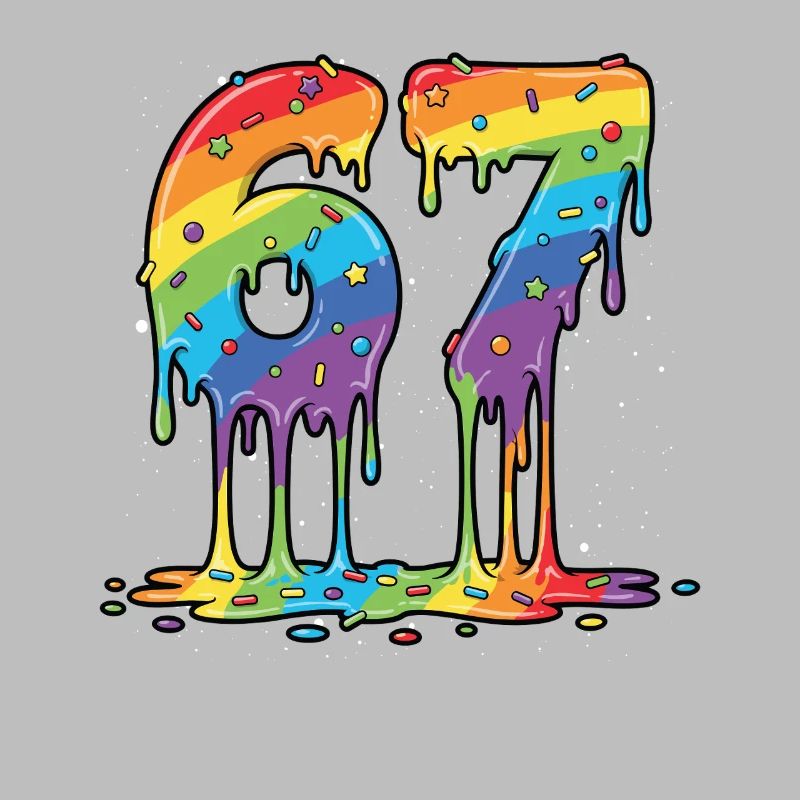 Célébration du mème Rainbow 67