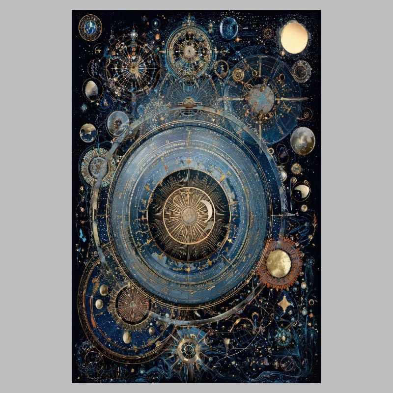 Cosmic Gearwork Clock Nebula