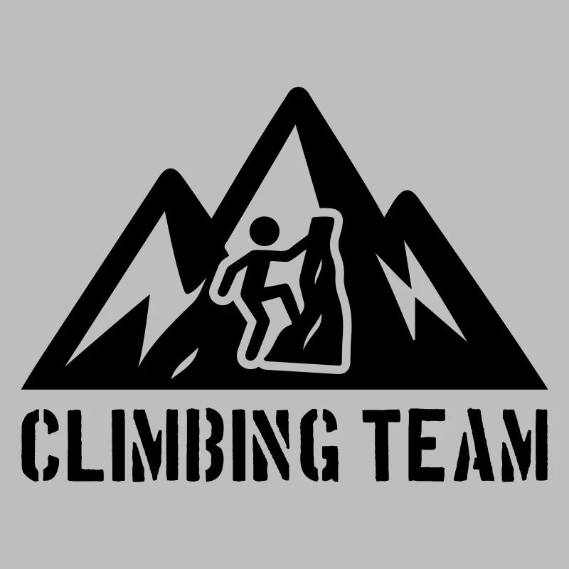 Klettern Team Berge Bergsteigen