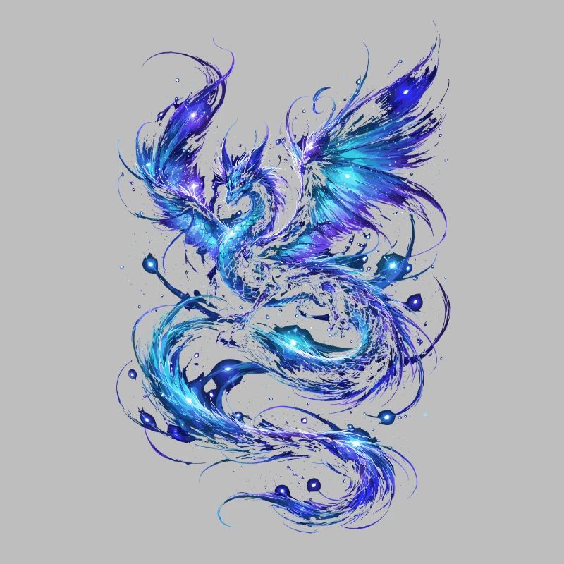 Blauer Sternenfeuerdrache