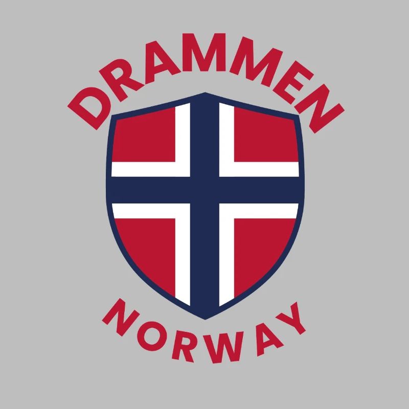 Drammen Norway Shield Emblem