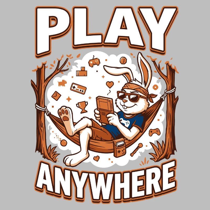 Jeu de Bunny dans les Hamacs