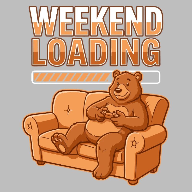 Weekend Charge: Bear on Sofa
