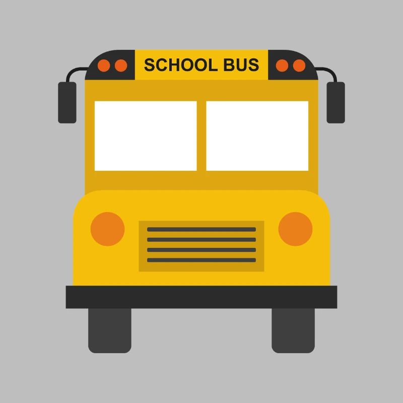 School bus front