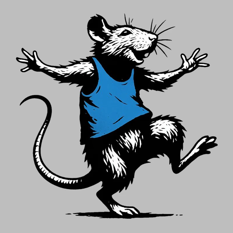 Bleu Rat Dansant