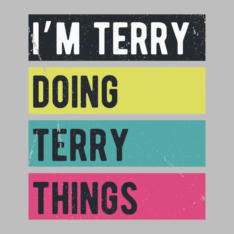 Ich bin Terry und mache Terry Things Retro-Farben
