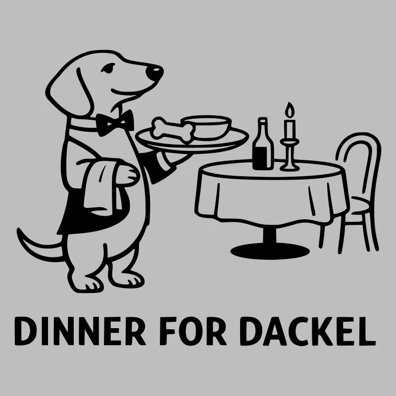 Dîner pour teckel