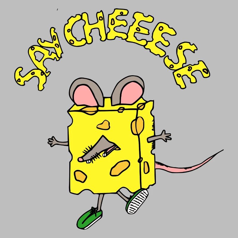 Héros fromage dans le style comic