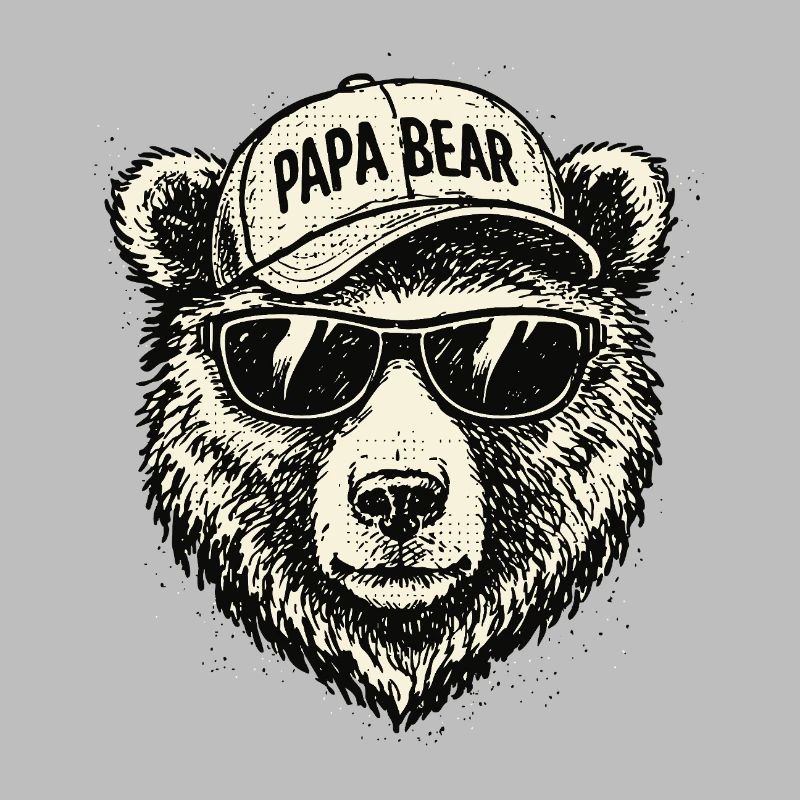Papa bear Sunglasses Cap