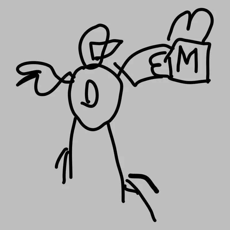 Canard avec menu de restauration rapide