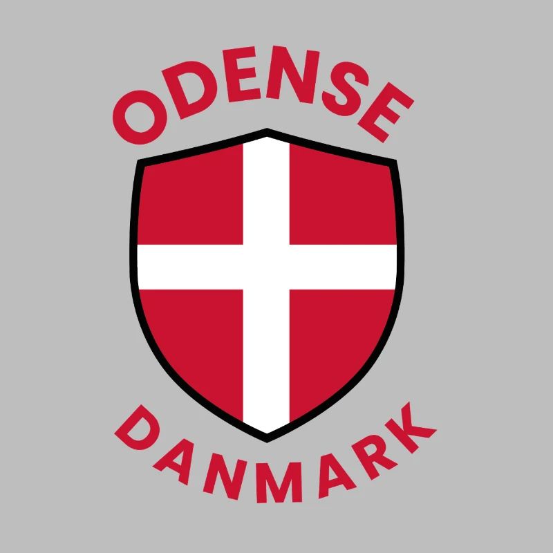Odense Denmark Flag Crest