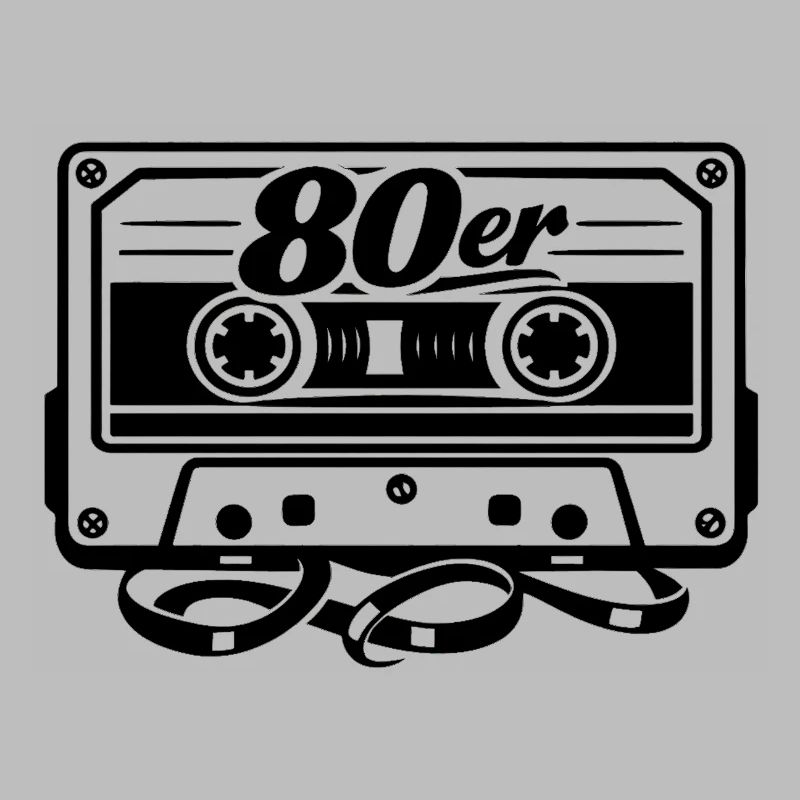 80er Kassette Retro