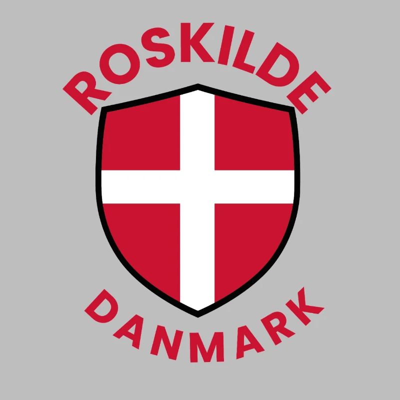 Roskilde-Dänemark-Schild