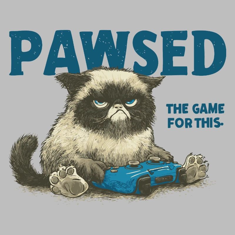 PAWSED the game Cat with Controller
