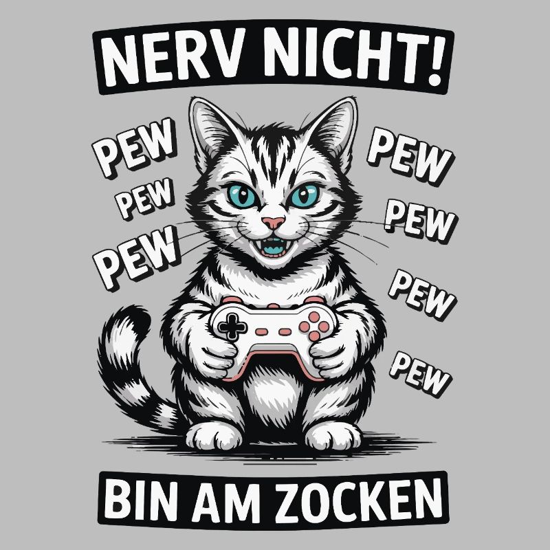 Courage Not I Gaming Cat Design