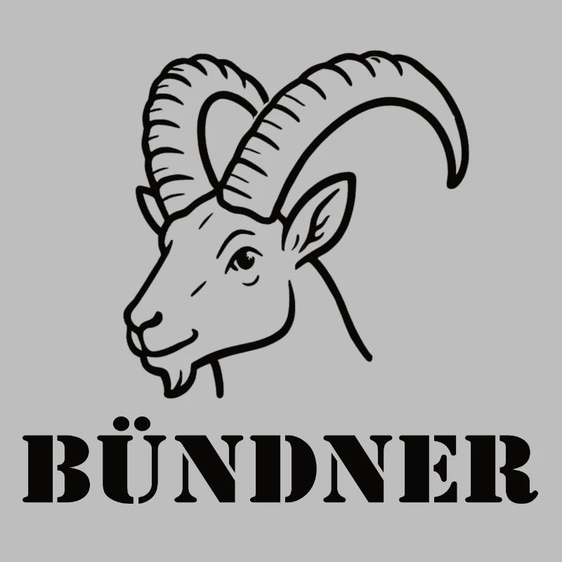 Graubünden Alpine Bock