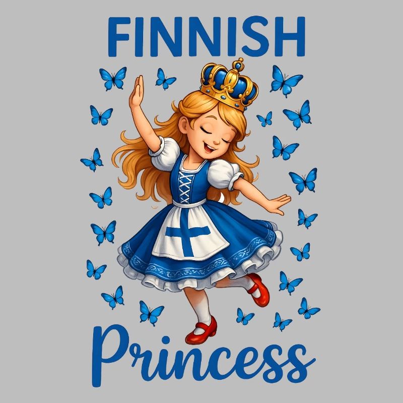 Princesse Finlande Bleue Papillon