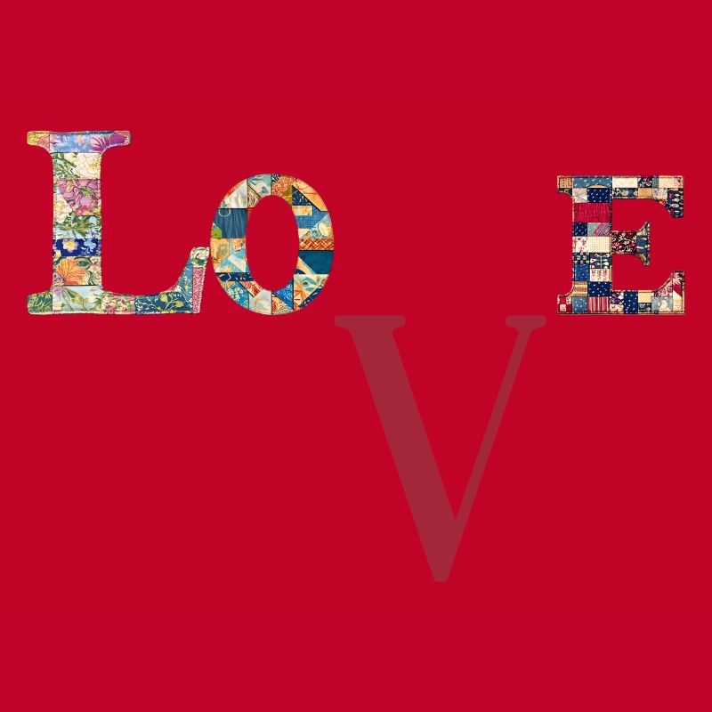 Love Patchwork Typography