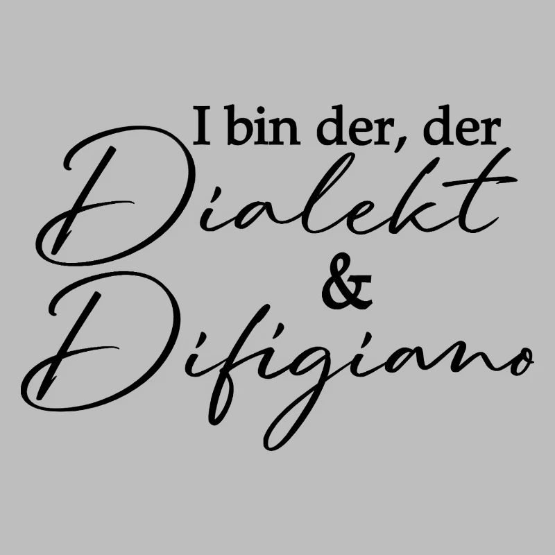Dialecte et difigiano - jeu de mots bavarois