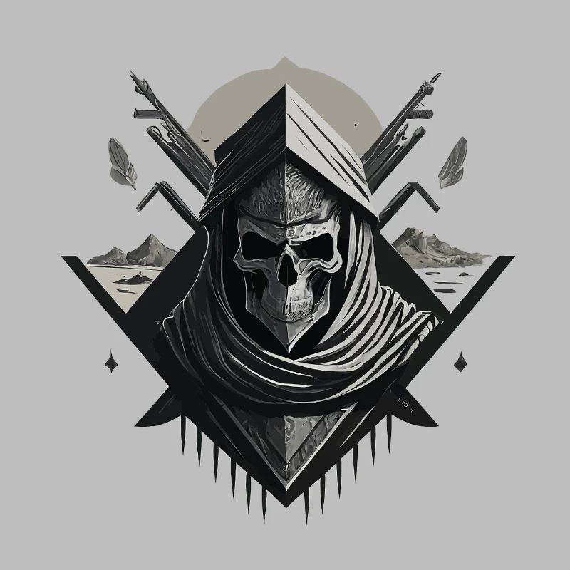 Desert Veiled Skeleton