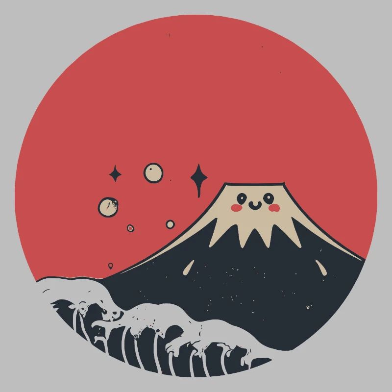 Mount Fuji Red Smile