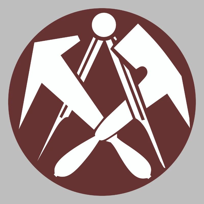 51164_Dachdecker, Zunftzeichen, Berufswappen