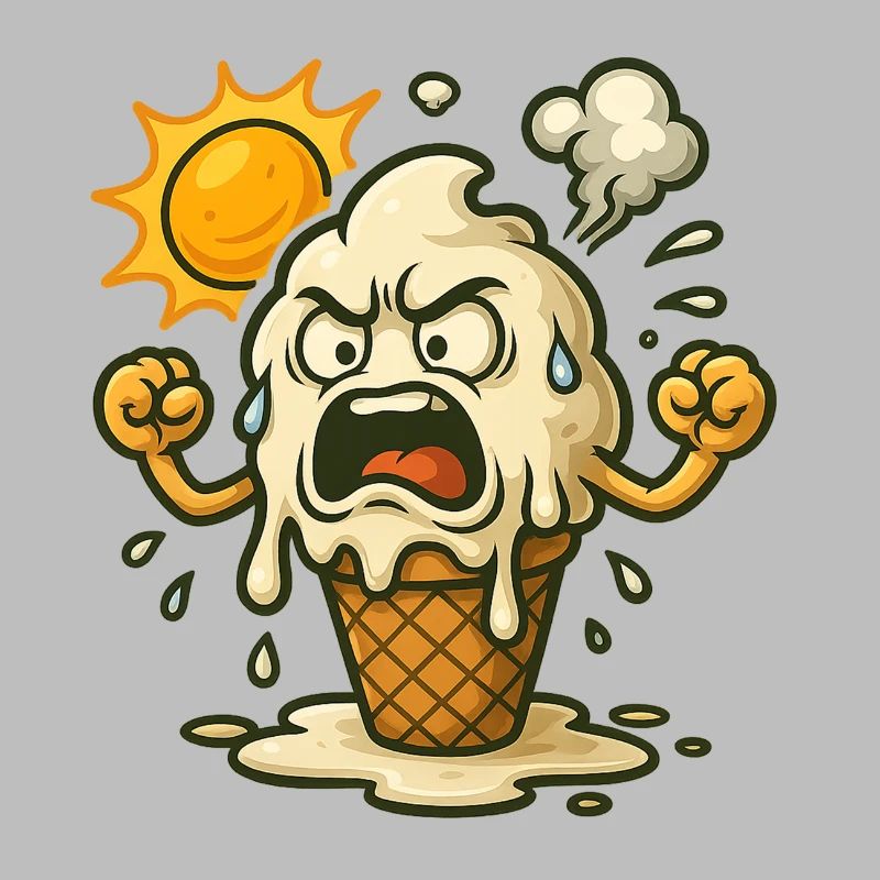 Wenn Eis bei Hitze ausrastet