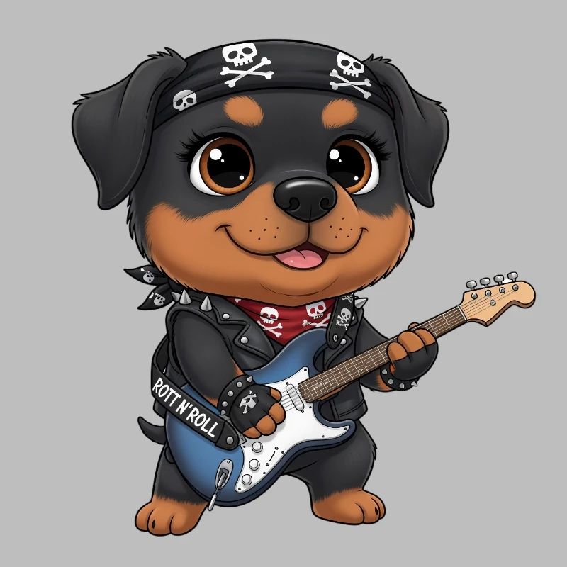 Guitariste Punk Dog