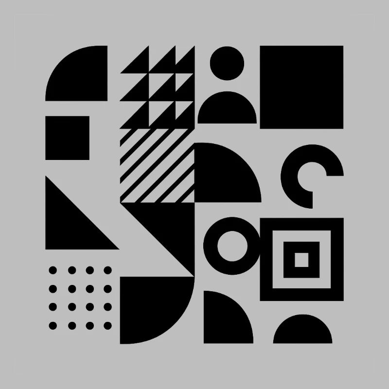 Collage géométrique en blocs