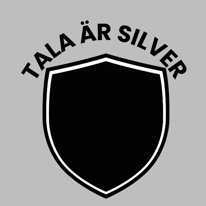 Bouclier d’argent avec thème d’année