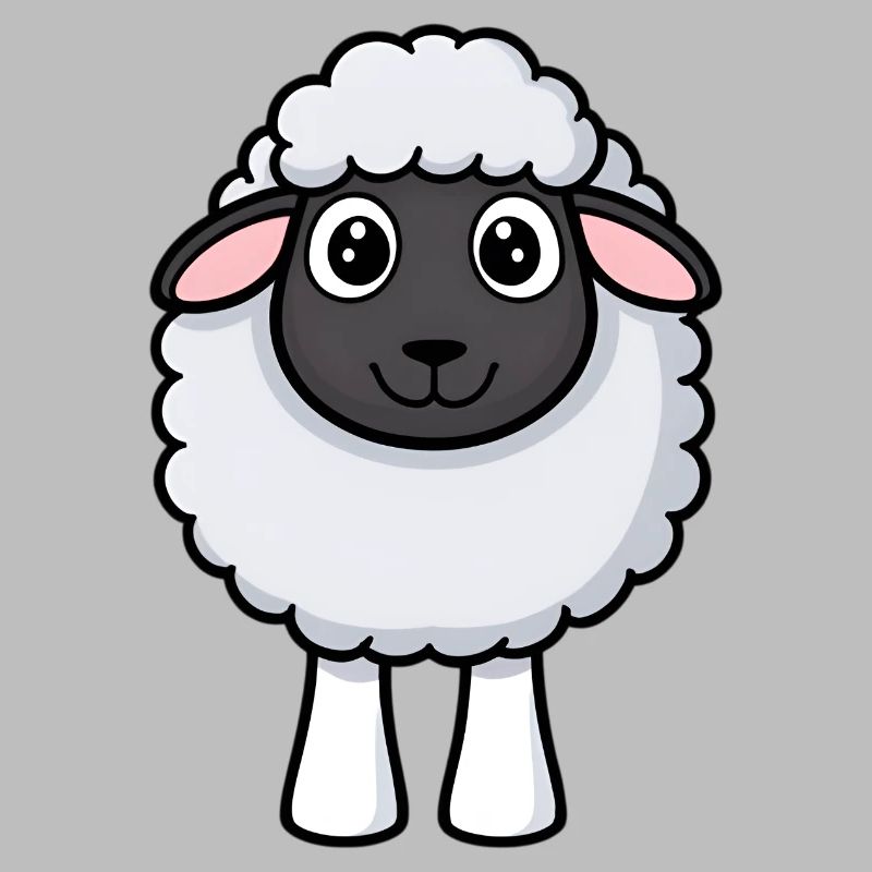 Shaggy Sheep Cuddle Design