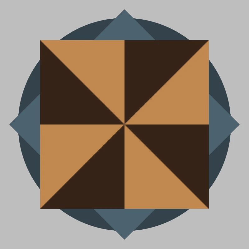 GÉOMÉTRIE DU NOYAU PYRAMIDAL | Œuvres d’art Basic Shapes