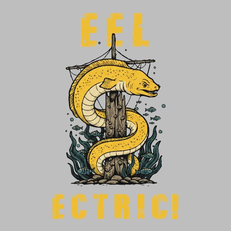 Vintage Eel-ectric Eel Humor