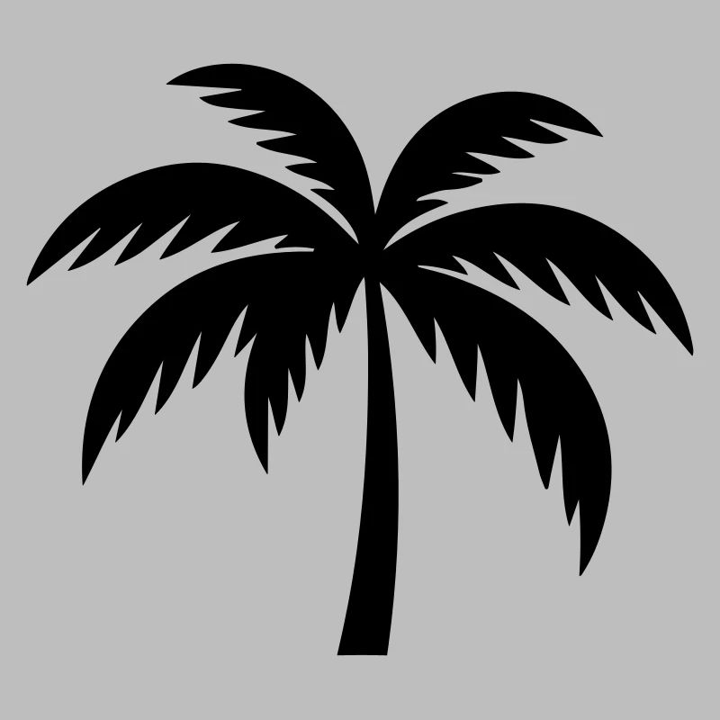Silhouette de palmier
