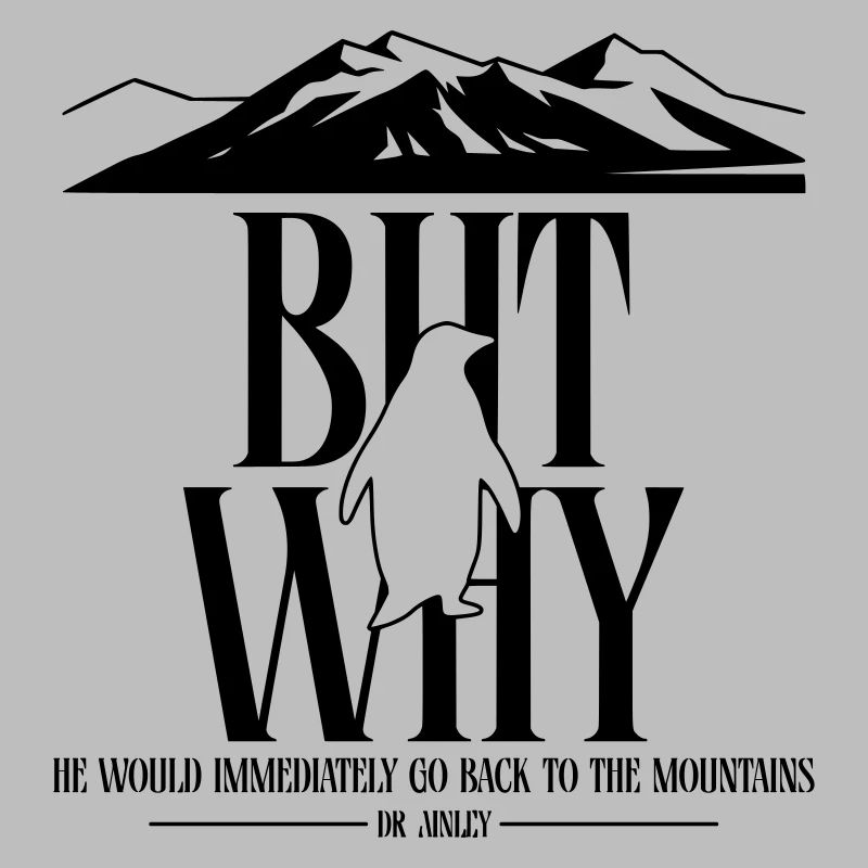 Mais pourquoi Penguin Meme Minimalist Art
