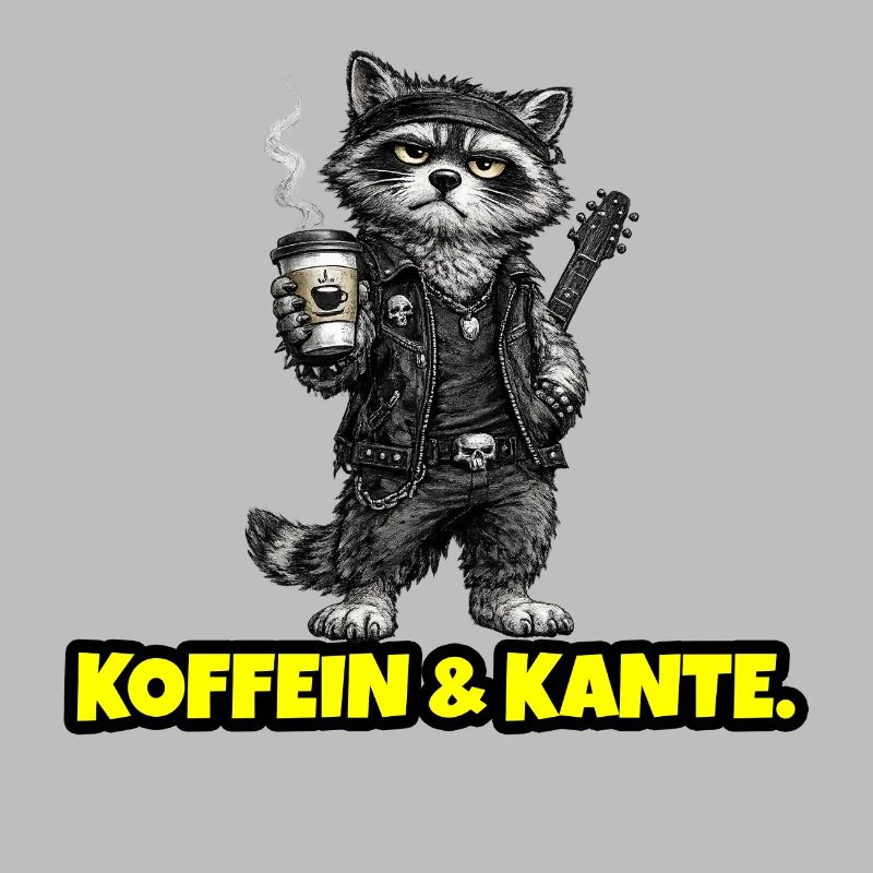 Caffeine & Edge – Rock Raccoon (Sketch)