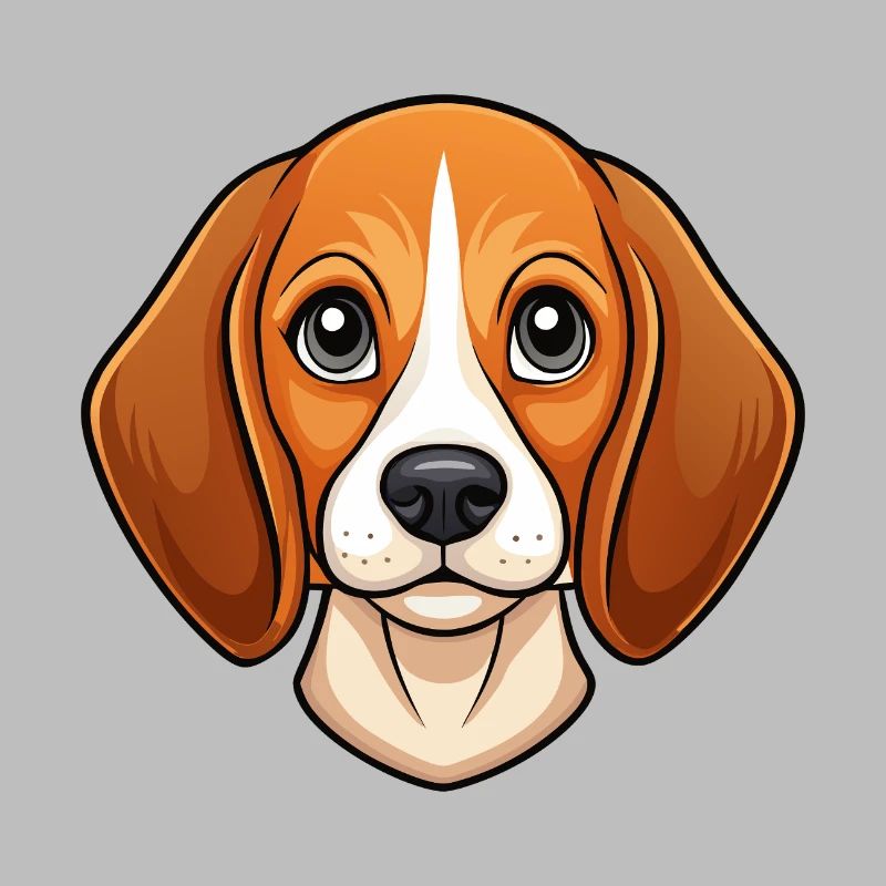 Beagle-Gesicht