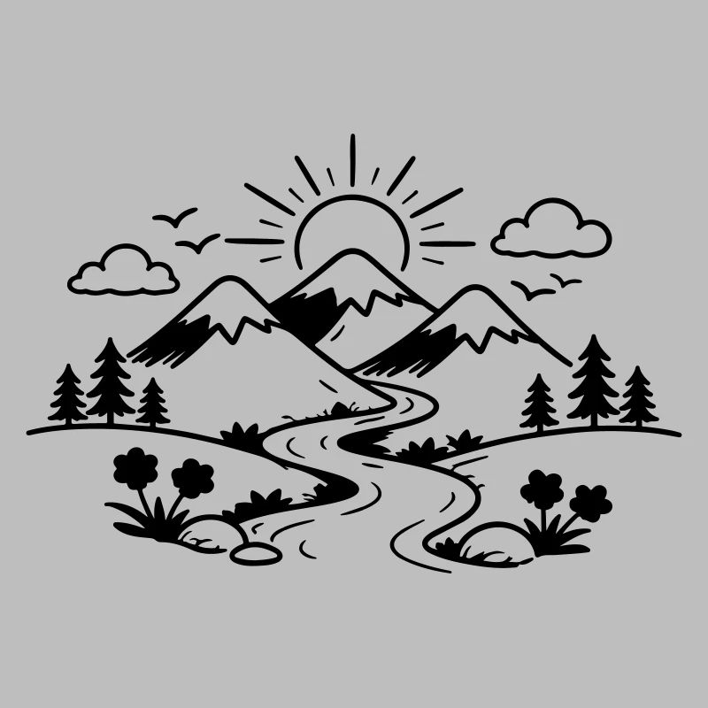 Berge Landschaft