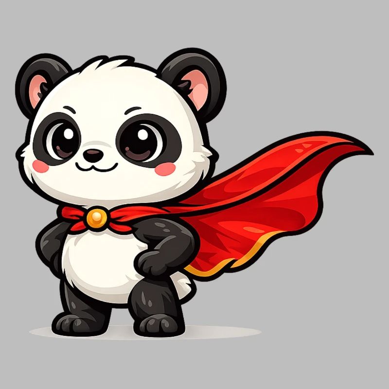 held Panda – Kleiner Superpanda