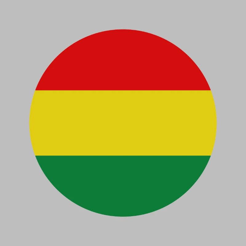 Drapeau rond bolivien