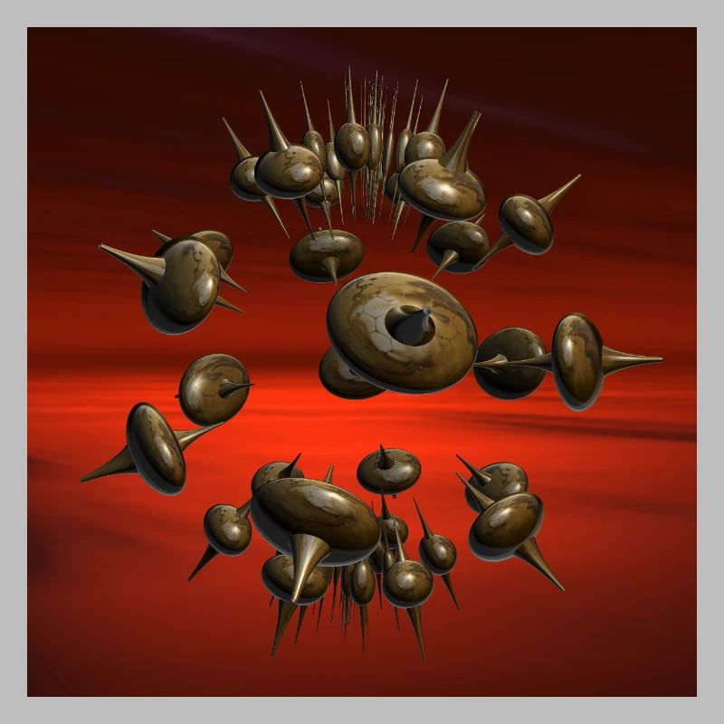 Stachelringe im Orbit