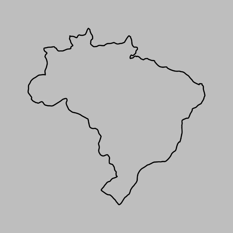 Carte du Brésil