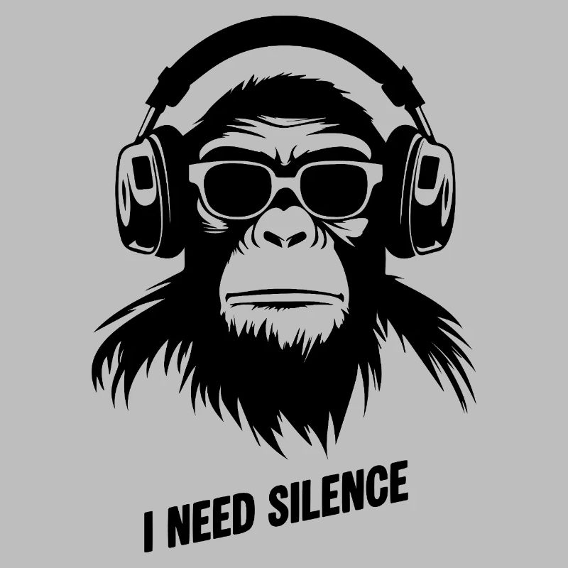 Singe et silence