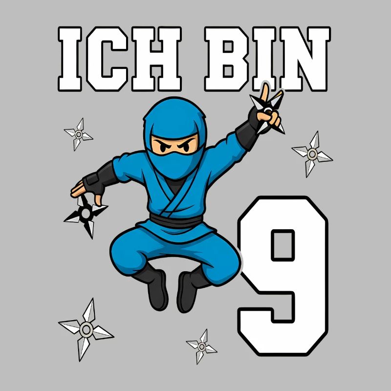 Je suis 9 Ninja, 9e anniversaire Blue Karaté