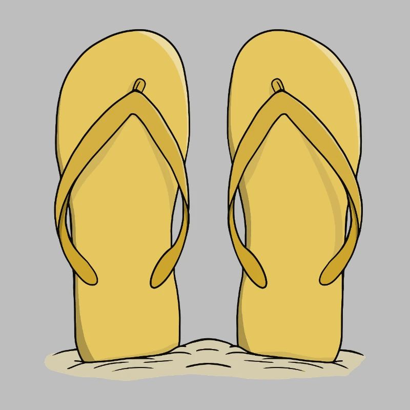 Sunny Beach Flip Flops