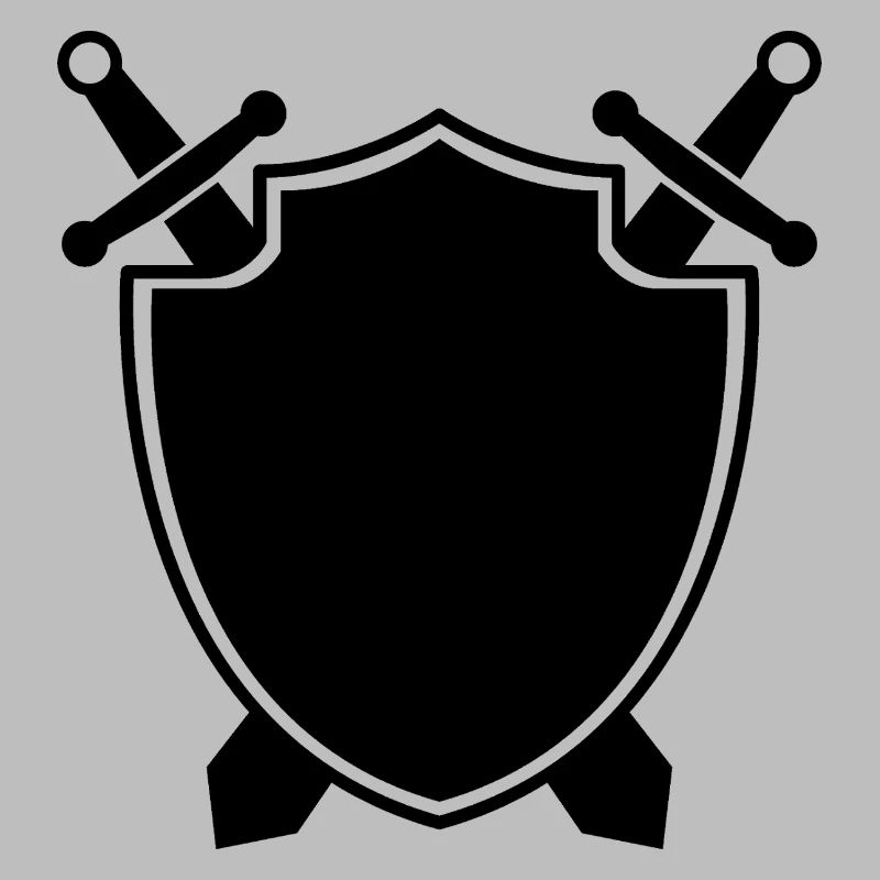 Bouclier médiéval avec épée