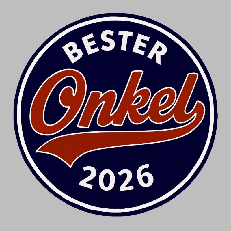 Besten Onkel 2026 Abzeichen