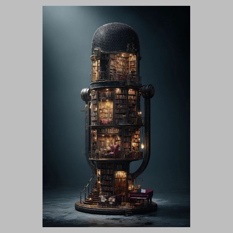Library Tower in a Glass Dome